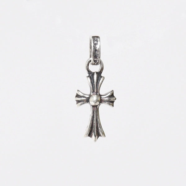 新品未使用 CHROME HEARTS クロムハーツ CHRM CH CRS BBY FAT CHクロス ベイビーファットクロス チャーム 重量1.76g パヴェダイヤ 中古 4a009014