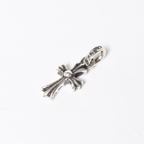 新品未使用 CHROME HEARTS クロムハーツ CHRM CH CRS BBY FAT CHクロス ベイビーファットクロス チャーム 重量1.76g パヴェダイヤ 中古 4a009014