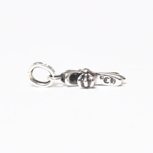 新品未使用 CHROME HEARTS クロムハーツ CHRM CH CRS BBY FAT CHクロス ベイビーファットクロス チャーム 重量1.76g パヴェダイヤ 中古 4a009014