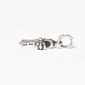 新品未使用 CHROME HEARTS クロムハーツ CHRM CH CRS BBY FAT CHクロス ベイビーファットクロス チャーム 重量1.76g パヴェダイヤ 中古 4a009014