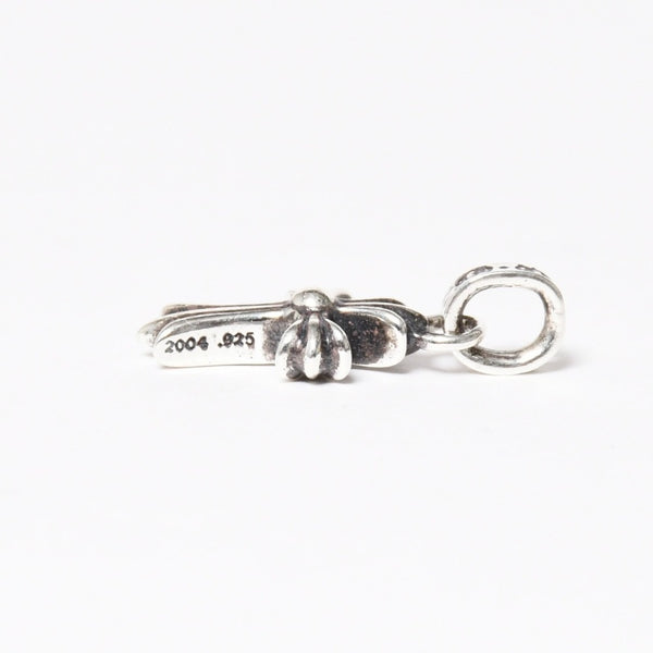 新品未使用 CHROME HEARTS クロムハーツ CHRM CH CRS BBY FAT CHクロス ベイビーファットクロス チャーム 重量1.76g パヴェダイヤ 中古 4a009014