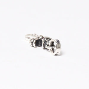 新品未使用 CHROME HEARTS クロムハーツ CHRM CH CRS BBY FAT CHクロス ベイビーファットクロス チャーム 重量1.76g パヴェダイヤ 中古 4a009014