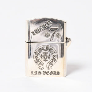 CHROME HEARTS クロムハーツ ZIPPO LIGHTERZ-V7 ジッポライター 重量約143.59g LUCKY 7 ラスベガス限定 シルバー925 美品 中古 4a009004