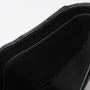 新品同様 CHANEL シャネル クラシック スモール フラップ ウォレット 三つ折り財布 AP0229 ココマーク ソーブラック 中古 4a009066