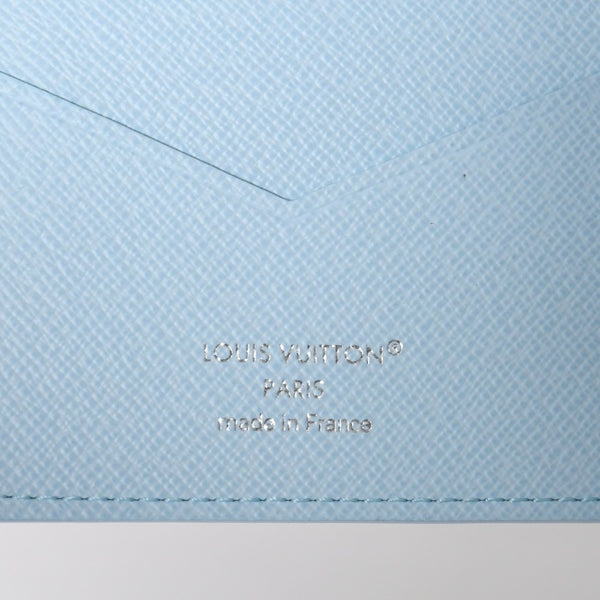 New and unused LOUIS VUITTON Couverture Passport Cover M2B213 Monogram Blue Hockey Used 4a009007