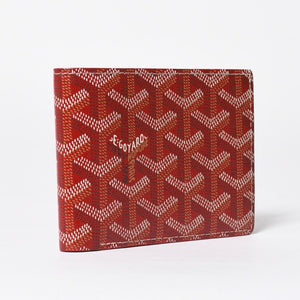 GOYARD Victoire Wallet Bifold Wallet Card Case Red VAE 020224 Good Condition Used 4a009064