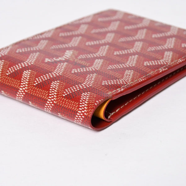 GOYARD Victoire Wallet Bifold Wallet Card Case Red VAE 020224 Good Condition Used 4a009064