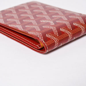 GOYARD Victoire Wallet Bifold Wallet Card Case Red VAE 020224 Good Condition Used 4a009064