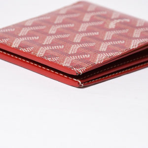GOYARD Victoire Wallet Bifold Wallet Card Case Red VAE 020224 Good Condition Used 4a009064