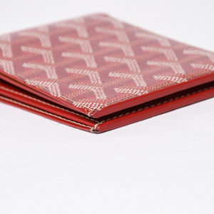 GOYARD Victoire Wallet Bifold Wallet Card Case Red VAE 020224 Good Condition Used 4a009064