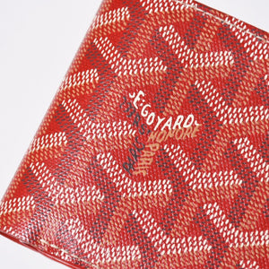 GOYARD Victoire Wallet Bifold Wallet Card Case Red VAE 020224 Good Condition Used 4a009064
