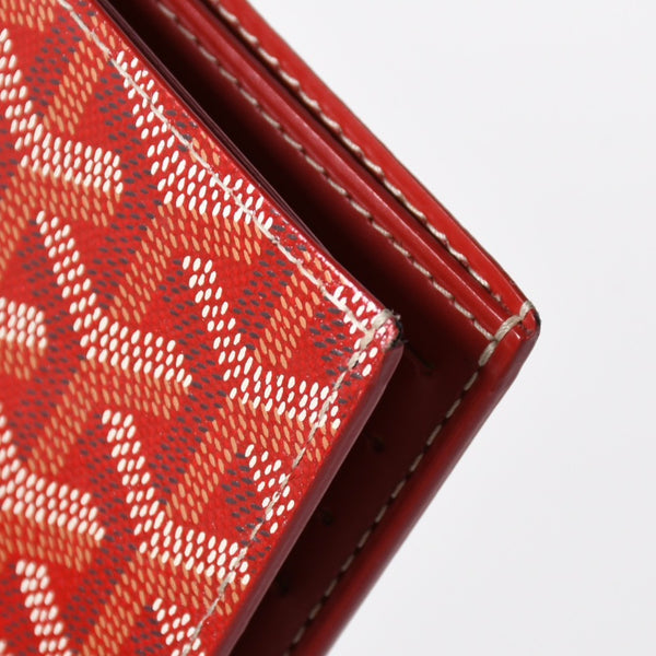GOYARD Victoire Wallet Bifold Wallet Card Case Red VAE 020224 Good Condition Used 4a009064