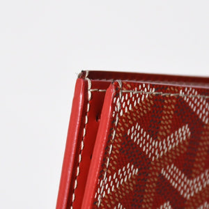 GOYARD Victoire Wallet Bifold Wallet Card Case Red VAE 020224 Good Condition Used 4a009064