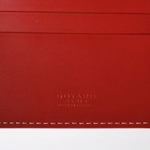 GOYARD Victoire Wallet Bifold Wallet Card Case Red VAE 020224 Good Condition Used 4a009064
