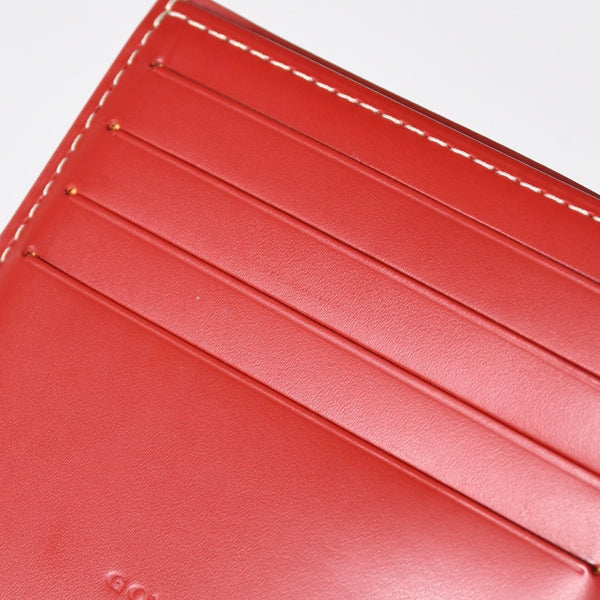 GOYARD Victoire Wallet Bifold Wallet Card Case Red VAE 020224 Good Condition Used 4a009064