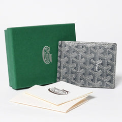 GOYARD Saint Thomas Money Clip Bifold Wallet STTHOMPMLTY51CL51P PVC Leather Gray Good Condition Used 4a009059