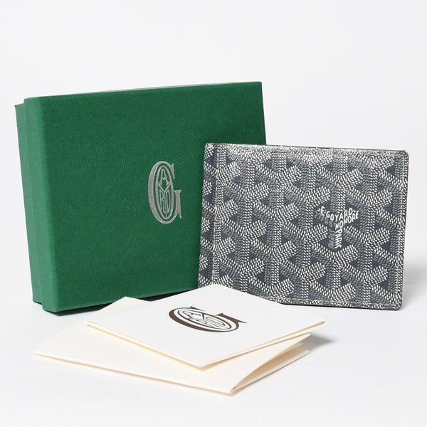 GOYARD Saint Thomas Money Clip Bifold Wallet STTHOMPMLTY51CL51P PVC Leather Gray Good Condition Used 4a009059