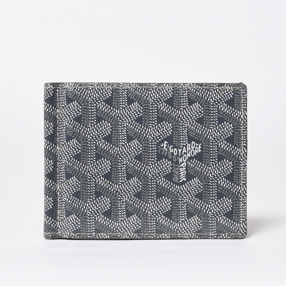 GOYARD Saint Thomas Money Clip Bifold Wallet STTHOMPMLTY51CL51P PVC Leather Gray Good Condition Used 4a009059