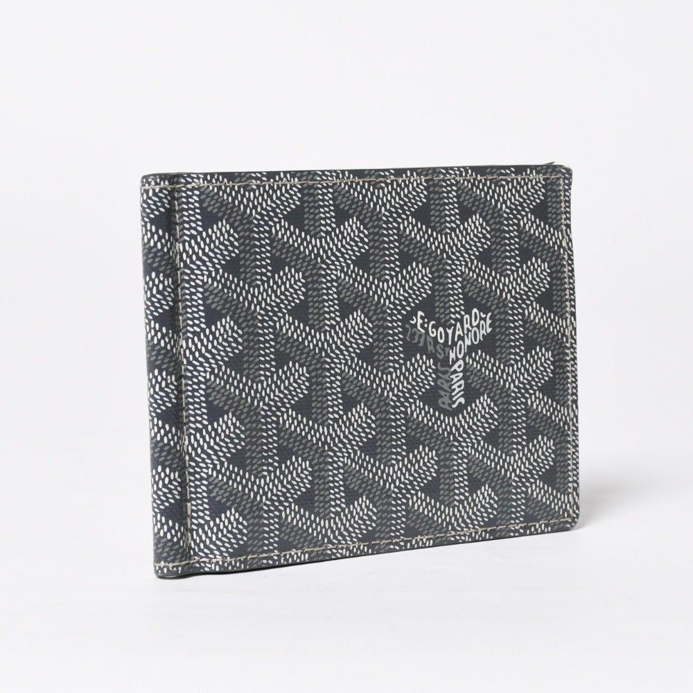 GOYARD Saint Thomas Money Clip Bifold Wallet STTHOMPMLTY51CL51P PVC Leather Gray Good Condition Used 4a009059