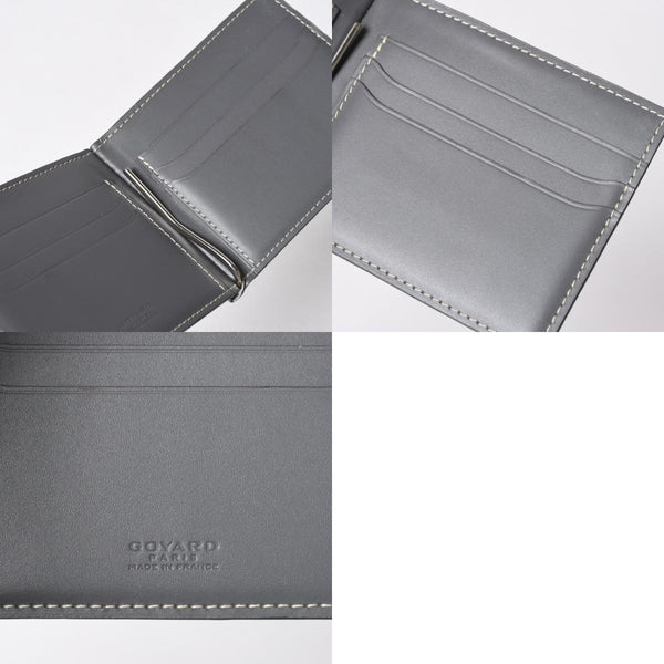 GOYARD Saint Thomas Money Clip Bifold Wallet STTHOMPMLTY51CL51P PVC Leather Gray Good Condition Used 4a009059