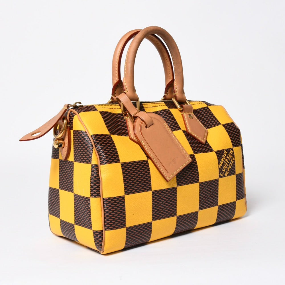 Very Good Condition LOUIS VUITTON Speedy Bandouliere 25 2WAY Bag N40584 Damier Pop Pharrell Williams Used 4a009081