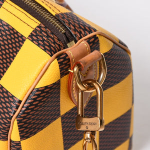 Very Good Condition LOUIS VUITTON Speedy Bandouliere 25 2WAY Bag N40584 Damier Pop Pharrell Williams Used 4a009081