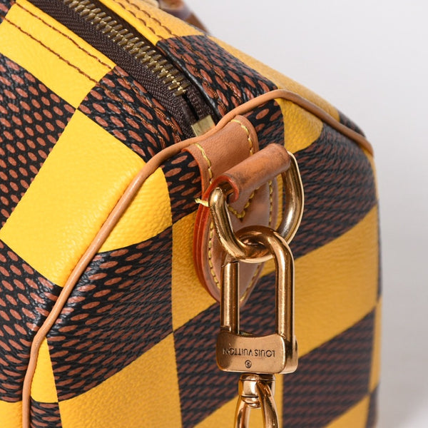 Very Good Condition LOUIS VUITTON Speedy Bandouliere 25 2WAY Bag N40584 Damier Pop Pharrell Williams Used 4a009081