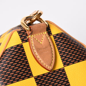 Very Good Condition LOUIS VUITTON Speedy Bandouliere 25 2WAY Bag N40584 Damier Pop Pharrell Williams Used 4a009081
