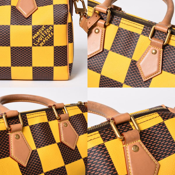 Very Good Condition LOUIS VUITTON Speedy Bandouliere 25 2WAY Bag N40584 Damier Pop Pharrell Williams Used 4a009081