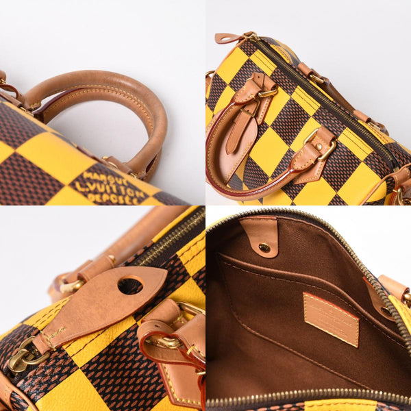 Very Good Condition LOUIS VUITTON Speedy Bandouliere 25 2WAY Bag N40584 Damier Pop Pharrell Williams Used 4a009081