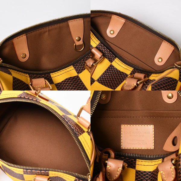 Very Good Condition LOUIS VUITTON Speedy Bandouliere 25 2WAY Bag N40584 Damier Pop Pharrell Williams Used 4a009081