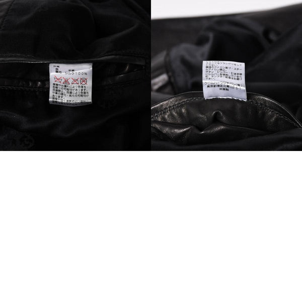 極美品 CHROME HEARTS クロムハーツ シングル テーラードジャケット サイズL セメタリークロスパッチ 31パッチ ラムスキン 中古 4a009095