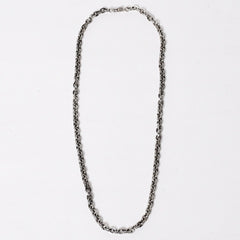 新品未使用品 CHROME HEARTS クロムハーツ 20inch NKLC PAPER CHAIN ネックレス ペーパーチェーン 重量約32.14g 20インチ シルバー925 中古 4a009012