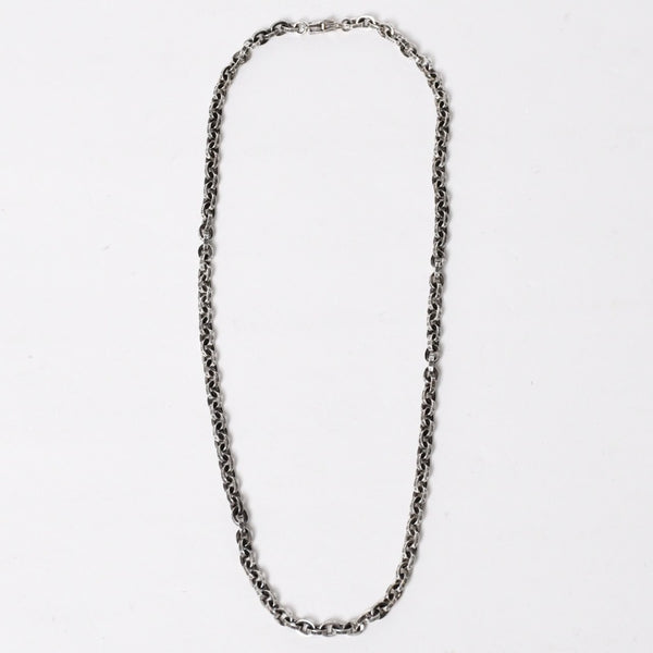 新品未使用品 CHROME HEARTS クロムハーツ 20inch NKLC PAPER CHAIN ネックレス ペーパーチェーン 重量約32.14g 20インチ シルバー925 中古 4a009012