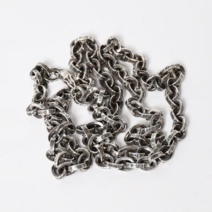 新品未使用品 CHROME HEARTS クロムハーツ 20inch NKLC PAPER CHAIN ネックレス ペーパーチェーン 重量約32.14g 20インチ シルバー925 中古 4a009012