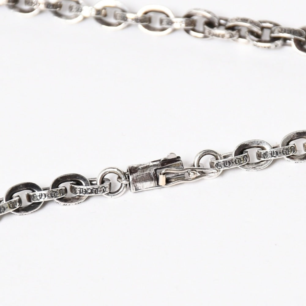 New and unused item CHROME HEARTS 20inch NKLC PAPER CHAIN ​​Necklace Paper chain Weight approx. 32.14g 20inch Silver 925 Used 4a009012