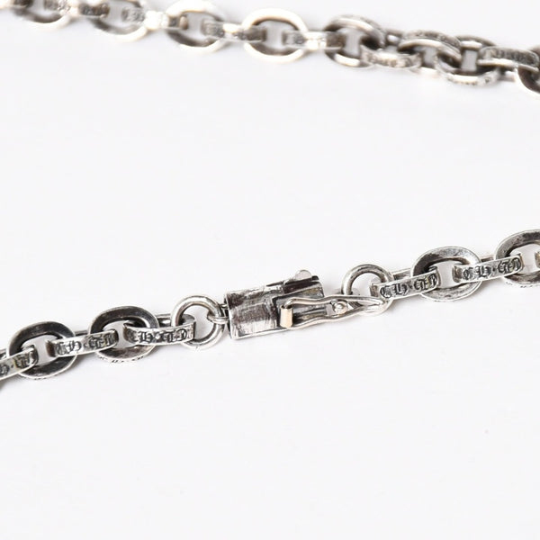 新品未使用品 CHROME HEARTS クロムハーツ 20inch NKLC PAPER CHAIN ネックレス ペーパーチェーン 重量約32.14g 20インチ シルバー925 中古 4a009012
