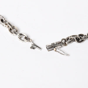 新品未使用品 CHROME HEARTS クロムハーツ 20inch NKLC PAPER CHAIN ネックレス ペーパーチェーン 重量約32.14g 20インチ シルバー925 中古 4a009012