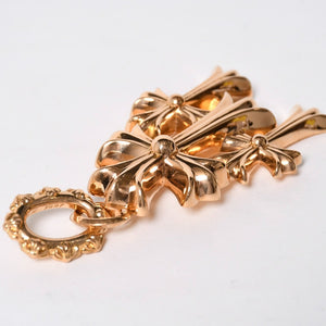 新品未使用 CHROME HEARTS クロムハーツ 22K 3CH LARGE CROSS 22K 3CH トリプルクロスラージ ペンダントトップ 重量約239.22g 22KYG 中古 4a009096