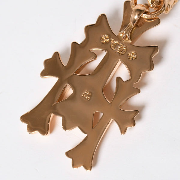 新品未使用 CHROME HEARTS クロムハーツ 22K 3CH LARGE CROSS 22K 3CH トリプルクロスラージ ペンダントトップ 重量約239.22g 22KYG 中古 4a009096