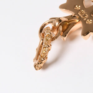 新品未使用 CHROME HEARTS クロムハーツ 22K 3CH LARGE CROSS 22K 3CH トリプルクロスラージ ペンダントトップ 重量約239.22g 22KYG 中古 4a009096