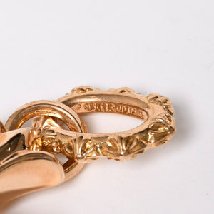 新品未使用 CHROME HEARTS クロムハーツ 22K 3CH LARGE CROSS 22K 3CH トリプルクロスラージ ペンダントトップ 重量約239.22g 22KYG 中古 4a009096