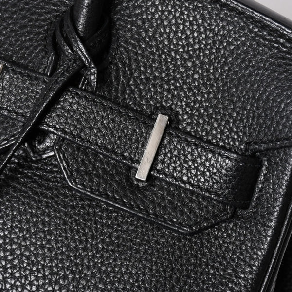 極美品 HERMES エルメス BIRKIN 30 バーキン30 ハンドバッグ ブラック トゴ SV金具 ◻︎O刻印 中古 4a009106