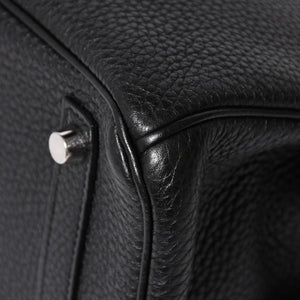 極美品 HERMES エルメス BIRKIN 30 バーキン30 ハンドバッグ ブラック トゴ SV金具 ◻︎O刻印 中古 4a009106