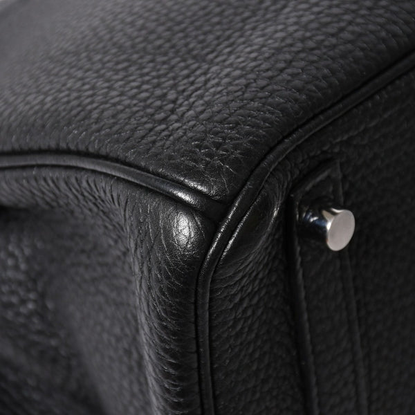 極美品 HERMES エルメス BIRKIN 30 バーキン30 ハンドバッグ ブラック トゴ SV金具 ◻︎O刻印 中古 4a009106