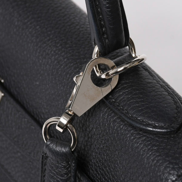 極美品 HERMES エルメス ケリー32 内縫 ブラック Z刻印 シルバー金具 ハンドバッグ 2WAY 中古 4a009104