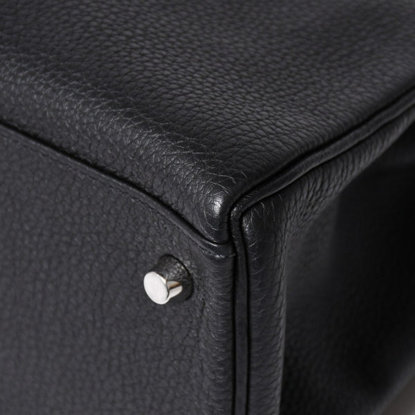 極美品 HERMES エルメス ケリー32 内縫 ブラック Z刻印 シルバー金具 ハンドバッグ 2WAY 中古 4a009104