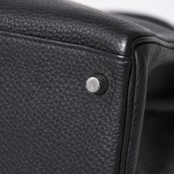 極美品 HERMES エルメス ケリー32 内縫 ブラック Z刻印 シルバー金具 ハンドバッグ 2WAY 中古 4a009104