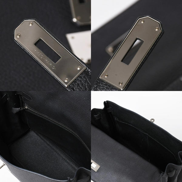 極美品 HERMES エルメス ケリー32 内縫 ブラック Z刻印 シルバー金具 ハンドバッグ 2WAY 中古 4a009104