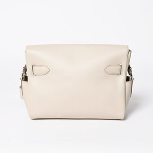 Like new HERMES Shoulder bag Kelly Messenger PM bag Evercolor Beton Silver hardware K stamp Used 4a009077